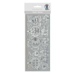 Ursus KREATIV STICKER 10x23CM,MOTIV 63,1ST.SILBER