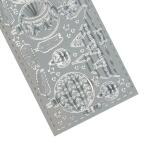 Ursus KREATIV STICKER 10x23CM,MOTIV 63,1ST.SILBER