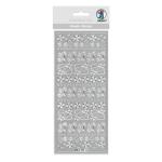 Ursus KREATIV STICKER 10x23CM,MOTIV 66,1ST.SILBER