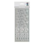 Ursus KREATIV STICKER 10x23CM,MOTIV 74,1ST.SILBER