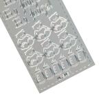 Ursus KREATIV STICKER 10x23CM,MOTIV 74,1ST.SILBER