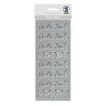 Ursus KREATIV STICKER 10x23CM,MOTIV 81,1ST.SILBER