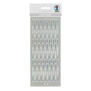 Ursus KREATIV STICKER 10x23CM,MOTIV 86,1ST.SILBER