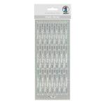 Ursus KREATIV STICKER 10x23CM,MOTIV 86,1ST.SILBER