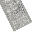 Ursus KREATIV STICKER 10x23CM,MOTIV 89,1ST.SILBER
