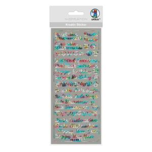 Ursus KREATIV STICKER 10x23CM,MOTIV 01,1ST.MULTIC.