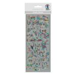 Ursus KREATIV STICKER 10x23CM,MOTIV 23,1ST.MULTIC.