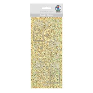 Ursus HOL.KREATIV STICKER 10x23CM,MOTIV 62,1ST.GOLD