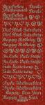 Ursus HOL.KREATIV STICKER 10x23CM,MOTIV 01,1ST.ROT