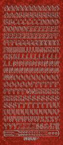 Ursus HOL.KREATIV STICKER 10x23CM,MOTIV 13,1ST.ROT