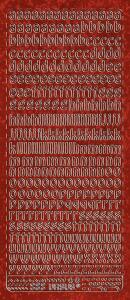 Ursus HOL.KREATIV STICKER 10x23CM,MOTIV 14,1ST.ROT