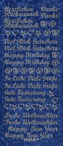 Ursus HOL.KREATIV STICKER 10x23CM,MOTIV 01,1ST.BLAU