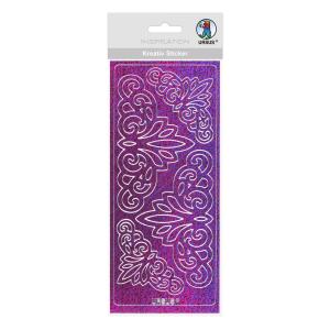 Ursus HOL.KREATIV STICKER 10x23CM,MOTIV 45,1ST.PINK