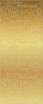 Ursus KREATIV STICKER 10x23CM,MOTIV 09,5ST.GOLD