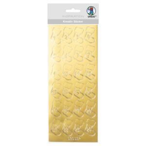 Ursus KREATIV STICKER 10x23CM,MOTIV:124,5ST.GOLD