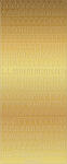 Ursus KREATIV STICKER 10x23CM,MOTIV 13,5ST.GOLD