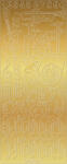 Ursus KREATIV STICKER 10x23CM,MOTIV 21,5ST.GOLD