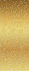 Ursus KREATIV STICKER 10x23CM,MOTIV 26,5ST.GOLD