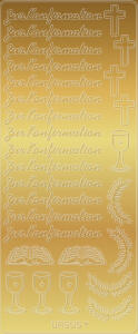 Ursus KREATIV STICKER 10x23CM,MOTIV 31,5ST.GOLD