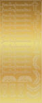 Ursus KREATIV STICKER 10x23CM,MOTIV 31,5ST.GOLD