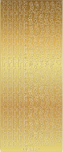 Ursus KREATIV STICKER 10x23CM,MOTIV 35,5ST.GOLD