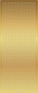 Ursus KREATIV STICKER 10x23CM,MOTIV 37,5ST.GOLD