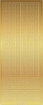 Ursus KREATIV STICKER 10x23CM,MOTIV 37,5ST.GOLD