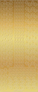 Ursus KREATIV STICKER 10x23CM,MOTIV 39,5ST.GOLD