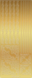 Ursus KREATIV STICKER 10x23CM,MOTIV 41,5ST.GOLD