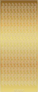 Ursus KREATIV STICKER 10x23CM,MOTIV 49,5ST.GOLD
