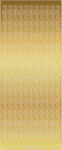 Ursus KREATIV STICKER 10x23CM,MOTIV 49,5ST.GOLD
