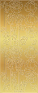 Ursus KREATIV STICKER 10x23CM,MOTIV 52,5ST.GOLD