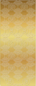 Ursus KREATIV STICKER 10x23CM,MOTIV 56,5ST.GOLD