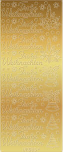 Ursus KREATIV STICKER 10x23CM,MOTIV 58,5ST.GOLD
