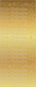 Ursus KREATIV STICKER 10x23CM,MOTIV 59,5ST.GOLD