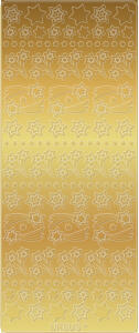 Ursus KREATIV STICKER 10x23CM,MOTIV 66,5ST.GOLD