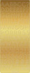 Ursus KREATIV STICKER 10x23CM,MOTIV 68,5ST.GOLD
