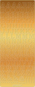 Ursus KREATIV STICKER 10x23CM,MOTIV 69,5ST.GOLD