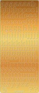 Ursus KREATIV STICKER 10x23CM,MOTIV 70,5ST.GOLD