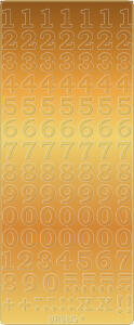 Ursus KREATIV STICKER 10x23CM,MOTIV 71,5ST.GOLD