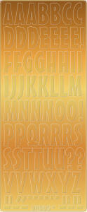 Ursus KREATIV STICKER 10x23CM,MOTIV 72,5ST.GOLD