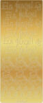 Ursus KREATIV STICKER 10x23CM,MOTIV 74,5ST.GOLD