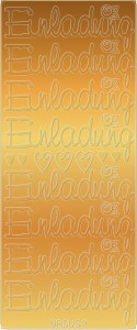 Ursus KREATIV STICKER 10x23CM,MOTIV 77,5ST.GOLD