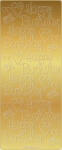 Ursus KREATIV STICKER 10x23CM,MOTIV 78,5ST.GOLD