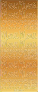 Ursus KREATIV STICKER 10x23CM,MOTIV 80,5ST.GOLD