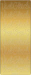 Ursus KREATIV STICKER 10x23CM,MOTIV 81,5ST.GOLD
