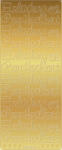 Ursus KREATIV STICKER 10x23CM,MOTIV 82,5ST.GOLD