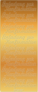 Ursus KREATIV STICKER 10x23CM,MOTIV 83,5ST.GOLD