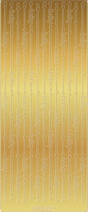 Ursus KREATIV STICKER 10x23CM,MOTIV 85,5ST.GOLD