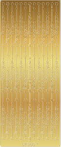 Ursus KREATIV STICKER 10x23CM,MOTIV 86,5ST.GOLD